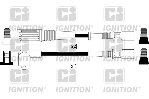 QUINTON HAZELL Sytytysjohtosarja XC535